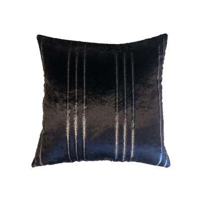 China Sustainable Wholesale Silver Polyester Decoration Home Cushion Cover 18x18 Inches for sale