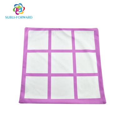 China Sublimation Textile Viable High Quality Sublimation Blankets 9 Panel Pillow Cases For Customization for sale