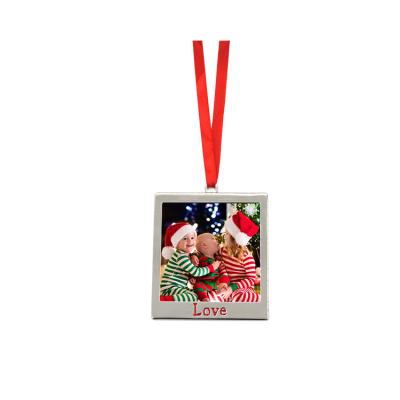 China Customized Christmas Decoration Supplier Ornaments Hanging Pendant Blank For Custom Decorations Sublimation Christmas Metal Ornament for sale