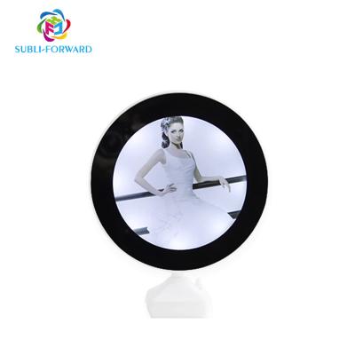 China New Hot Selling Sublimation Desktop Magic Mirror Photo Frame Mirror Eco-friendly Blank With USB Plug For Printing for sale