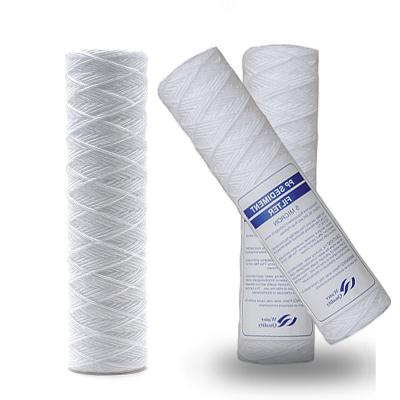 China Filtration wound water filter cartridge oil purification and clarification twine thread wound water filter cartridges for sale