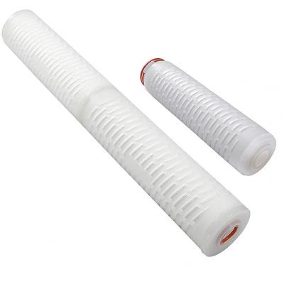 China Filtration Pleated Polypropylene Cartridge Filter Drinking Water Filters Filter Element PP Pleated Thermal Sticking No Adhesive for sale