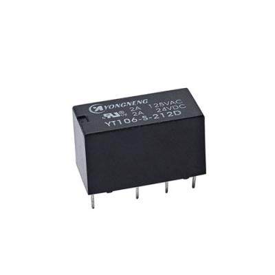 China Subminiature Pole-geringer Energie des Signal-2 Relais 30 Volt DC 2A 20,2 X10.0X11.6 Millimeter zu verkaufen