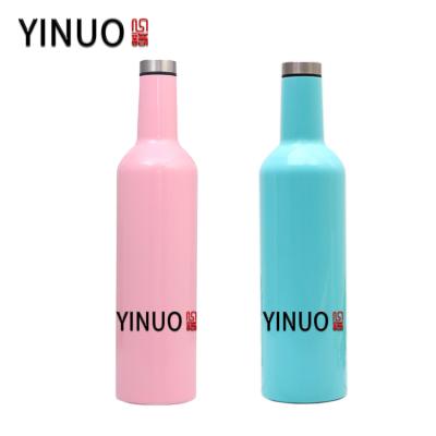 China Red Wine Sustainable Water Bottle Stainless Steel Double Wall Vacuum Insulated Stainless Steel Water Bottles for sale