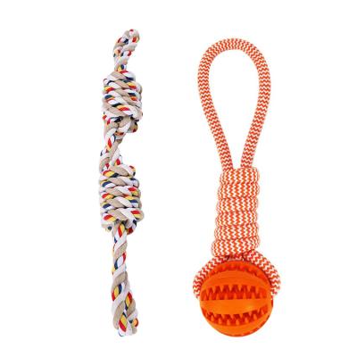 China Viable Multifunctional Chew Toy For Dogs Toys Pets Toy Knot Rope Set for sale