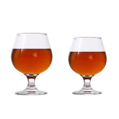 China Unleaded. Brandi Glass 100ml Mini Beer Glass Transparent Whiskey Easy Care Pair Wine Glass Dishwasher Safe for Restaurant for sale