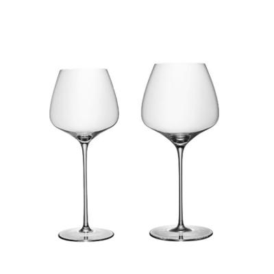 China Hot-selling Quartz Wine Glass Etched Unique Wedding Anniversary Or Birthday Gift Wine Glass Cabinet for sale