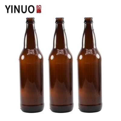 China Hot Sale 50ml 150ml Stubby Beer Beverage Clear Glass Beer Bottle for sale