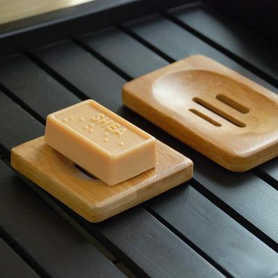 China Modern Wholesale Custom Bamboo Soap Box For Bathroom Soap Holder for sale