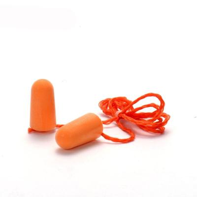 China Resilience is Strong Comfortable Tapered High Quality Foam Earplugs Colorful Cord Ear Plugs Foam Protective Earplugs for sale