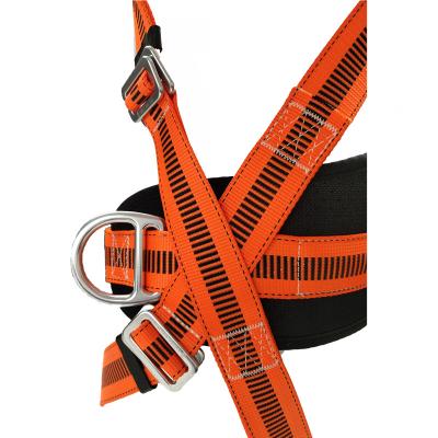 China Fall Protection Equipment Best Selling Personal Climbing Protection Fall Protection Equipment 5 Point Full Body Double Insurance Electric Safety Belt for sale