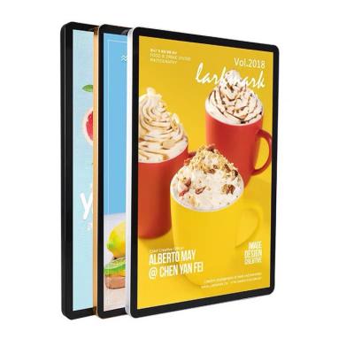 China Long Life Durability Freestanding Aluminum Advertising Display Stand LED Poster Stand Light Box Aluminum Advertising Light Box for sale