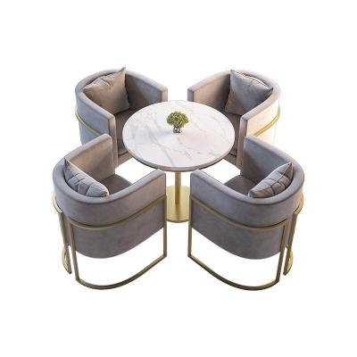 China Durable Stable Living Room Restaurant Bargain Sofa Stainless Steel Coffee Table Set Modern Chairs for sale