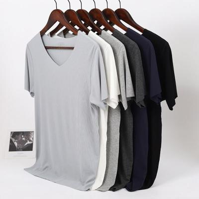 China Viable soft men v neck sweat loose t-shirt men's t-shirt for men plus size men's t shirts for sale