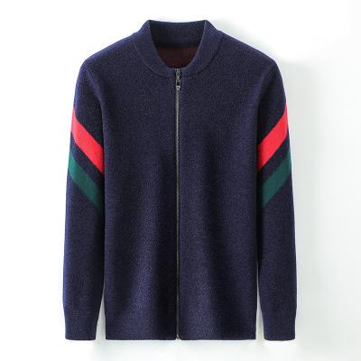 China New Arrival Western Anti-pilling Cardigan Cable Knit Wool Cotton Cardigan Men Tops Fall Cardigan Feminine for sale