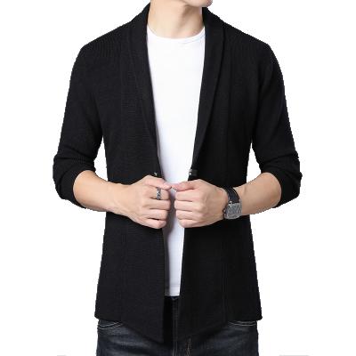 China Long cardigan 2021 men's ditch anti-pilling sweater cardigan vintage silk knit long stripe cardigan for men for sale