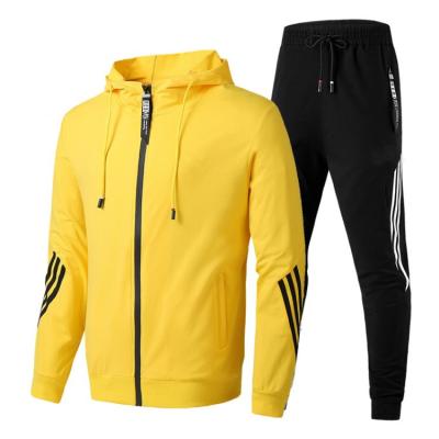 China Breathable jogger pants with hoodie for zipper hoodies for men black zippers hoodie cropped men tracksuit sweatshirts joggers men for sale