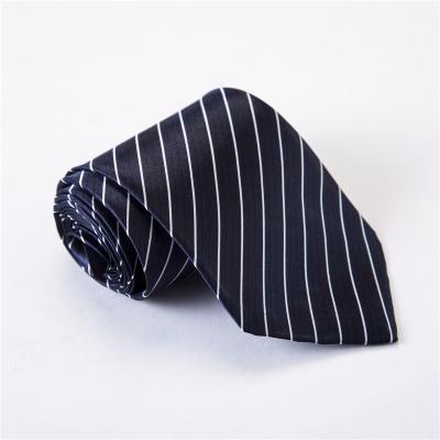 China 100%polyester quality custom logo mens ties luxury mens ties accessories mens polyester ties for sale