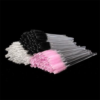 China Popular Disposable Crystal Rod Eyelash Brush Makeup Brush Grafted Eyelash Eyebrow Comb Makeup Lip Gloss for sale