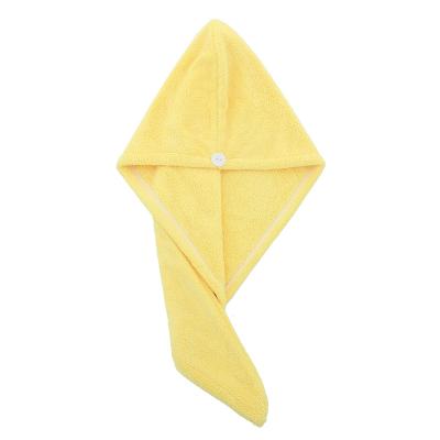 China Swim. House. Thermal station. Travel. Hotel Women Microfiber Dry Hair Turban Hat Super Absorbent Quick-Drying Towel for sale