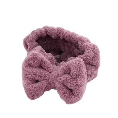 China Wholesale Soft Spa Facial Headbands Hangs Terry Cloth Spa Head Band Stretch Towel Makeup for sale