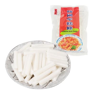 China 10 Korean New Year Cakes Strip South Korea Frozen Rice Cake Sticks 1 Kg for sale