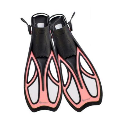 China Snorkeling Fins Wholesale High Quality Non-Toxic Silicone Black Adjustable Swimming Training Fins for sale