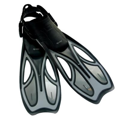 China Unisex Swimming Fins Snorkeling Professional Long Fins Foot Pockets For Freediving for sale