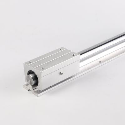 China Hotels CNC Aluminum Round Linear Guide Rail SBR10 12 16 20 25 30 35 40 50 and Linear Slide Block SBR12UU for sale