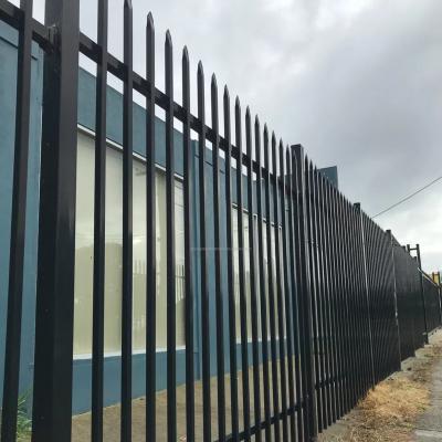 China Easily Assembled New Design Cheap Wrought Steel Durable Fence Panel Metal Picket Ornamental Fence for sale