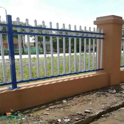 China Easily Assembled Factory Direct Price Galvanized Steel Fence Pice Cheap Durable Galvanized Steel Fence for sale