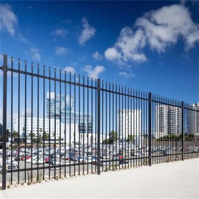 China Easily Assembled Professional Customized Reliable Quality Durable Steel Picket Fence Security Steel Fence for sale