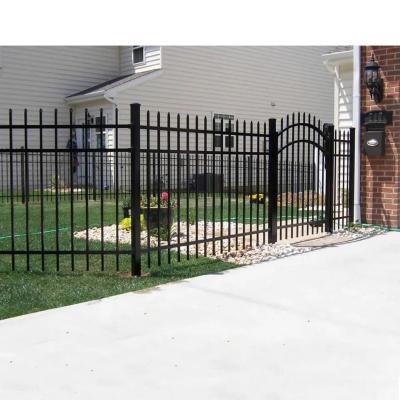 China Easily Assembled Professional Customized High Quality Durable Steel Metal Picket Fence Garden Fence for sale