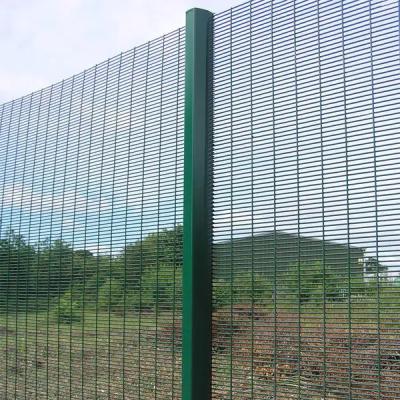 China Wholesale High Security 358 Easily Assembled Anti Climb Mesh Fence Welded Wire Mesh Fence Galvanized for sale