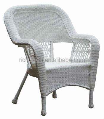 China Leisure Steel Frame Garden Patio Outdoor Single Rattan Wicker Chair for sale