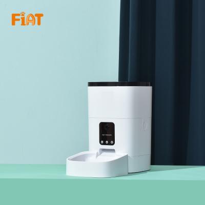 China Automatic Smart Control Cat Dog Automatic Food Feeder Electronic Pet Driver Wifi App for sale