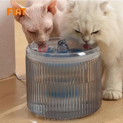 China Cheap Automatic Drinking Water Fountain With Purification System Clear Water Bottle For Cat And Dog for sale