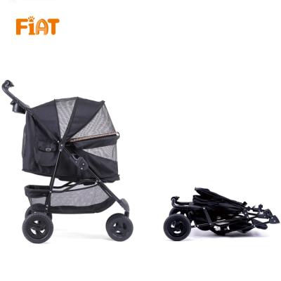 China One-Click Folding Travel Pet Carrier Trolley Sustainable Pet Stroller For Dogs for sale