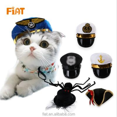 China Viable Cosplay Dress Pets Navy Hat, Pirate Hat, Spider Hat and Bucket Hat for Cats for sale