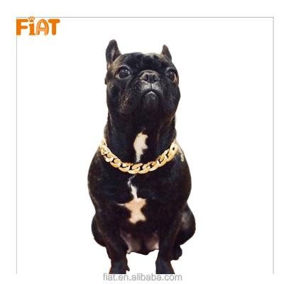 China Sustainable Pet Decorations Gold And Silver Collar For Dogs for sale