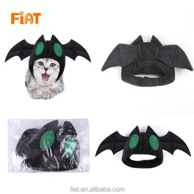 China Viable Pet Halloween Costume Bat Headdress For Pet Cat Party Decoration for sale