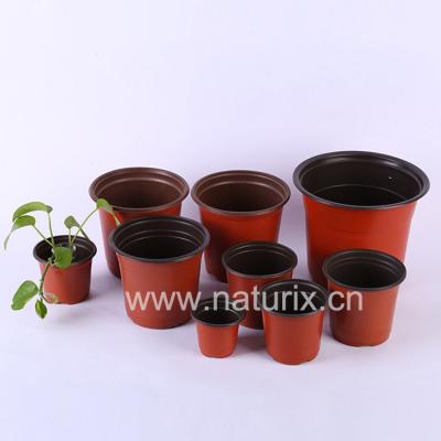 China Wholesale CLASSIC 2022 Polyresin flower pots and planters garden durable outdoor plant flower cheap bulk plastic flower pot for sale