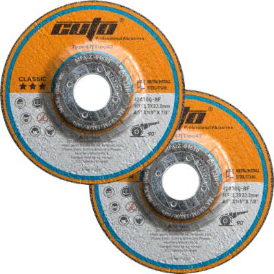 China Powerful Professional Metal/INOX T42 Metal Cutting Disc 4 1/2 for sale