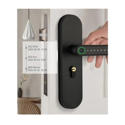 China Home Remote Smart Lock Tongue Singal Lock Contrl SILAP Tuya Zinc Alloy Waterproof Smart Lock for sale