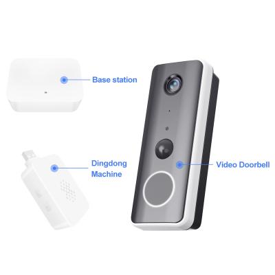 China SILAP Tuya App HD Night Audio Video Doorbell SC161-WCJ2 Infrared Way IP65 Outdoor&Indoor of vesionTwo version for sale