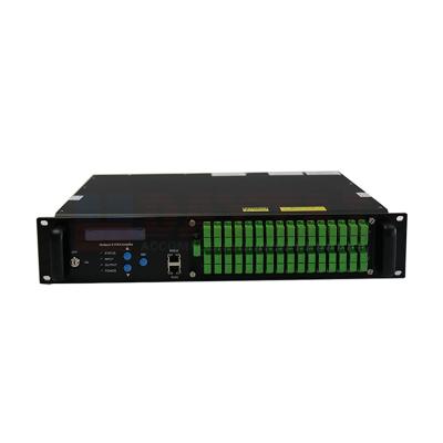 China FTTH WDM EDFA 32 High Quality Port Fiber Optic EDFA FTTH CATV GPON 1550nm Amplifier for sale