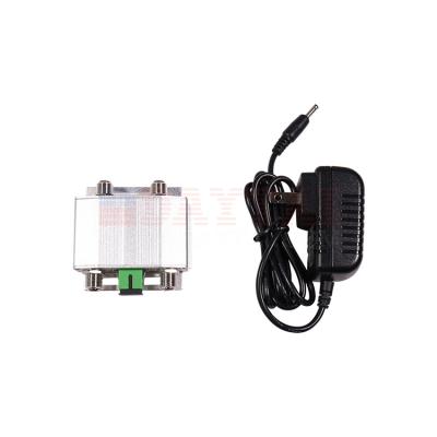 China Indoor Ftth Catv Satellite Signal Function WDM Output CAG 1550 nm Mini Active 4 Way FTTH RF Optical Receiver for sale