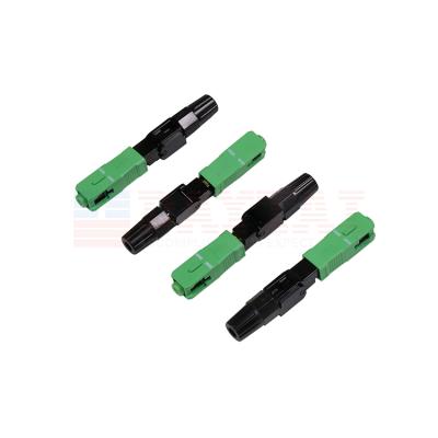 China Hot Selling FTTH Wire Quick Connector SC APC SC UPC Mechanical Quick Connector for sale