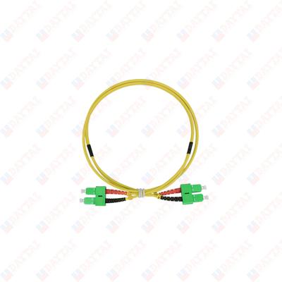 China High Quality FTTH Single Mode SC APC DX Patch Cord Types Fiber Optic Jumper Cable for sale