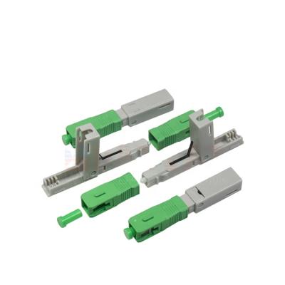 China SC APC Type FTTH Fiber Optic Fast Connector FTTH for sale